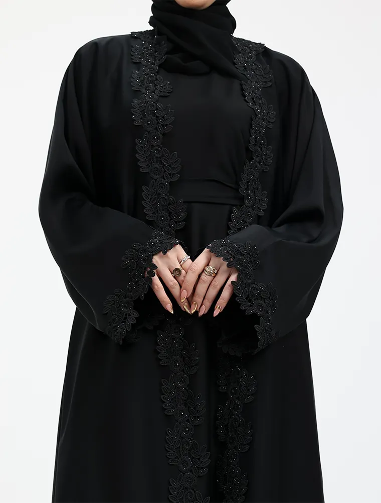 Black 2 Piece Amara Abaya